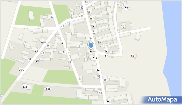 Nowa Wieś Zbąska, Nowa Wieś Zbąska, 50, mapa Nowa Wieś Zbąska