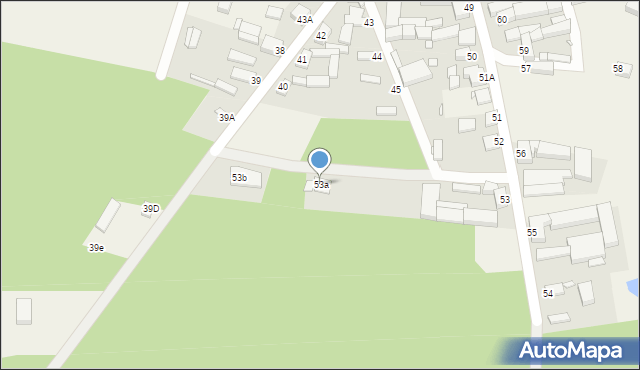 Nowa Wieś Zbąska, Nowa Wieś Zbąska, 53a, mapa Nowa Wieś Zbąska