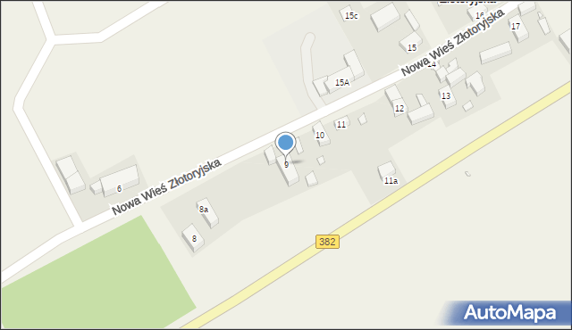 Nowa Wieś Złotoryjska, Nowa Wieś Złotoryjska, 9, mapa Nowa Wieś Złotoryjska