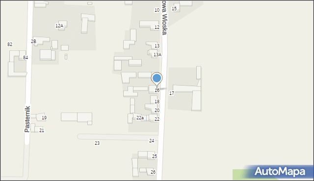 Nowa Wioska, Nowa Wioska, 16, mapa Nowa Wioska