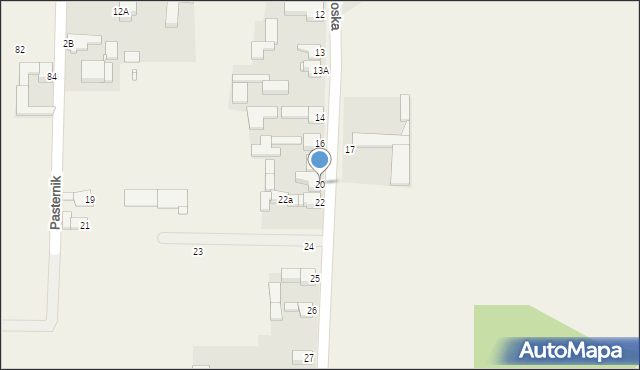 Nowa Wioska, Nowa Wioska, 20, mapa Nowa Wioska