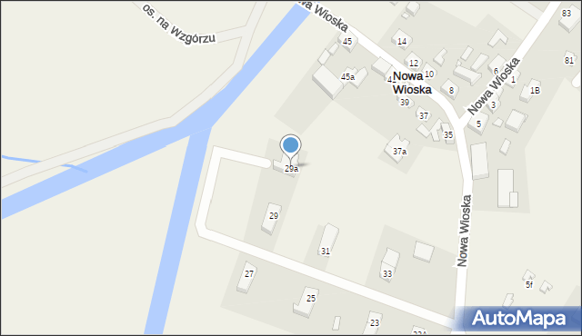 Nowa Wioska, Nowa Wioska, 29a, mapa Nowa Wioska