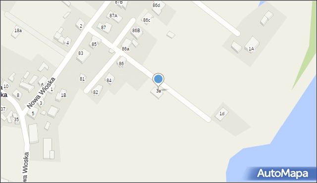 Nowa Wioska, Nowa Wioska, 3a, mapa Nowa Wioska