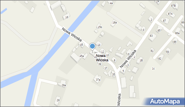 Nowa Wioska, Nowa Wioska, 43, mapa Nowa Wioska