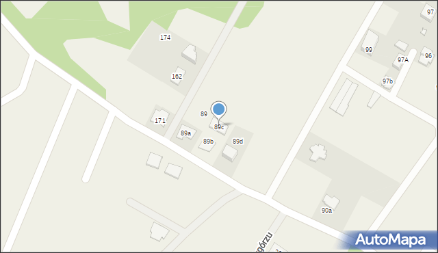 Nowa Wioska, Nowa Wioska, 89c, mapa Nowa Wioska