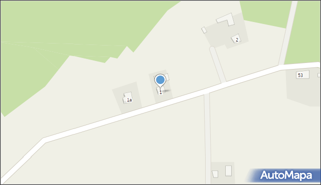 Nowa Wioska, Nowa Wioska, 1, mapa Nowa Wioska