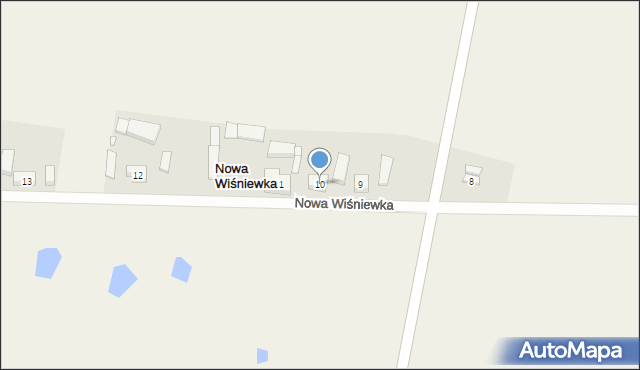 Nowa Wiśniewka, Nowa Wiśniewka, 10, mapa Nowa Wiśniewka