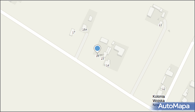Nowa Wojska, Nowa Wojska, 16, mapa Nowa Wojska