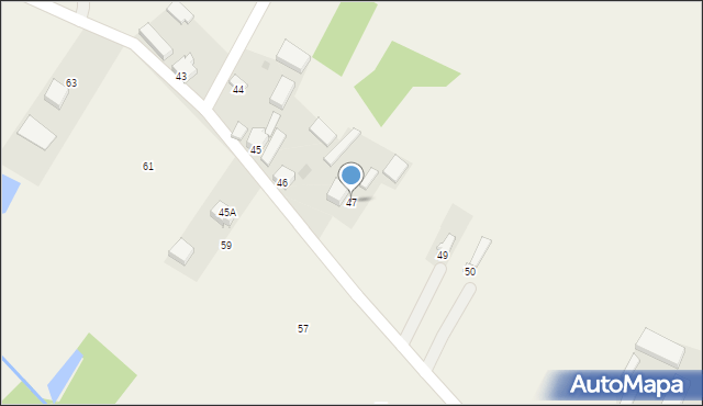 Nowa Wojska, Nowa Wojska, 47, mapa Nowa Wojska