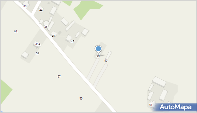 Nowa Wojska, Nowa Wojska, 49, mapa Nowa Wojska