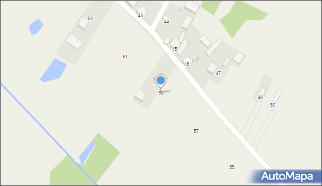 Nowa Wojska, Nowa Wojska, 59, mapa Nowa Wojska