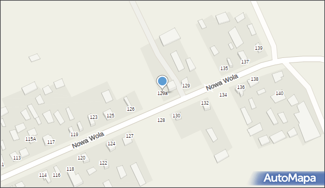 Nowa Wola, Nowa Wola, 129a, mapa Nowa Wola