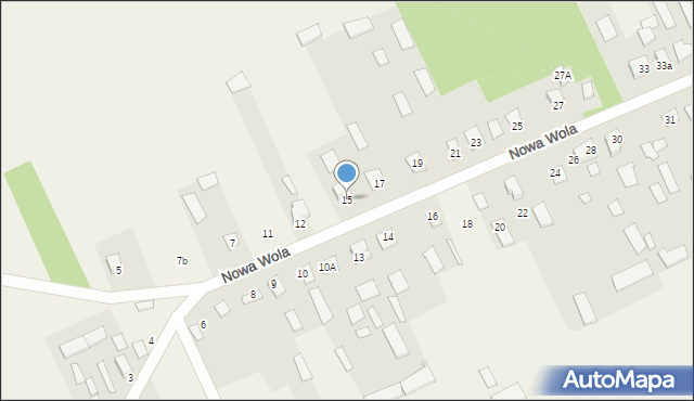Nowa Wola, Nowa Wola, 15, mapa Nowa Wola