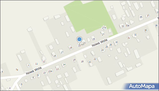 Nowa Wola, Nowa Wola, 21, mapa Nowa Wola