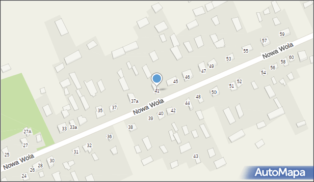Nowa Wola, Nowa Wola, 41, mapa Nowa Wola