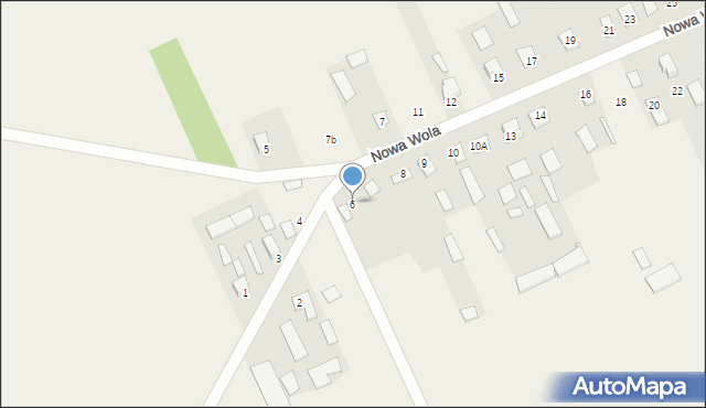 Nowa Wola, Nowa Wola, 6, mapa Nowa Wola