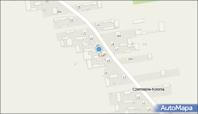 Nowa Wola, Nowa Wola, 16a, mapa Nowa Wola