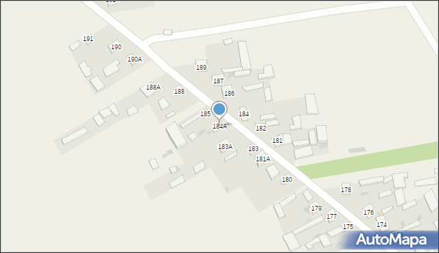 Nowa Wola, Nowa Wola, 184A, mapa Nowa Wola