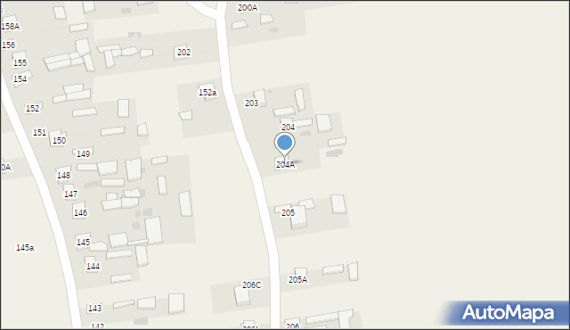 Nowa Wola, Nowa Wola, 204A, mapa Nowa Wola