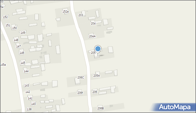 Nowa Wola, Nowa Wola, 205b, mapa Nowa Wola