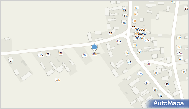 Nowa Wola, Nowa Wola, 46b, mapa Nowa Wola