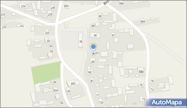 Nowa Wola, Nowa Wola, 90, mapa Nowa Wola