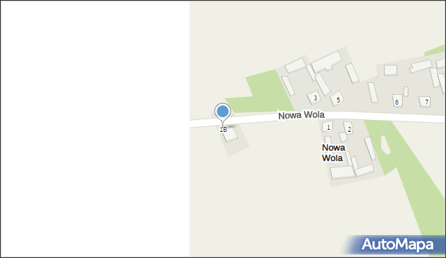 Nowa Wola, Nowa Wola, 1B, mapa Nowa Wola