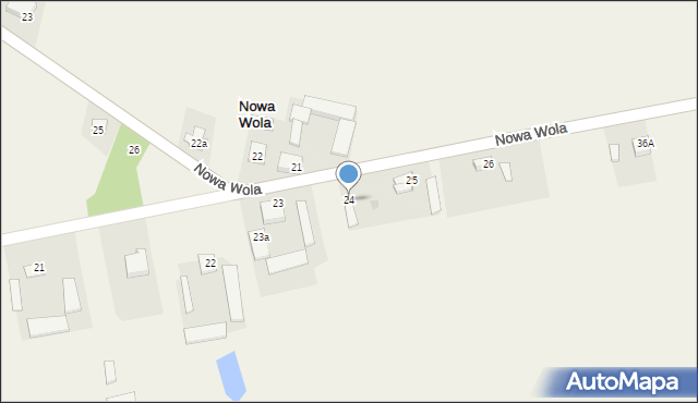 Nowa Wola, Nowa Wola, 24, mapa Nowa Wola