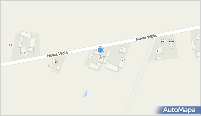 Nowa Wola, Nowa Wola, 28, mapa Nowa Wola