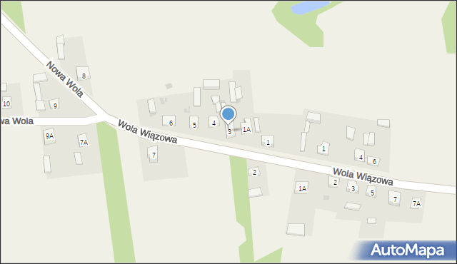 Nowa Wola, Nowa Wola, 3, mapa Nowa Wola