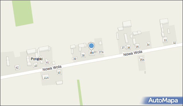 Nowa Wola, Nowa Wola, 38b, mapa Nowa Wola