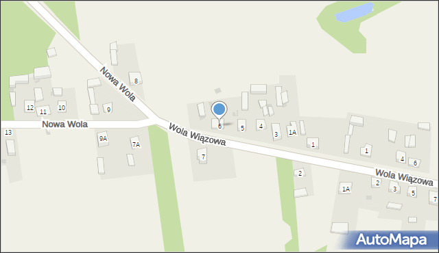 Nowa Wola, Nowa Wola, 6, mapa Nowa Wola