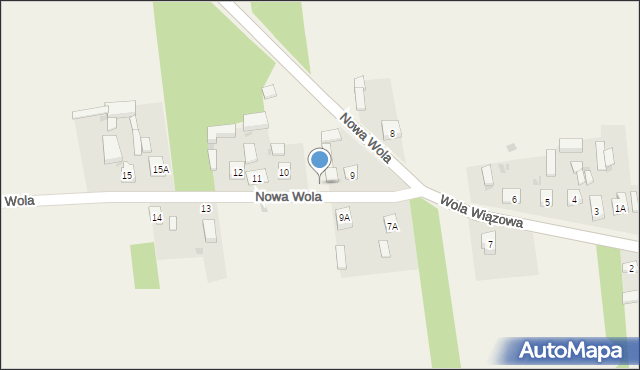 Nowa Wola, Nowa Wola, 9b, mapa Nowa Wola