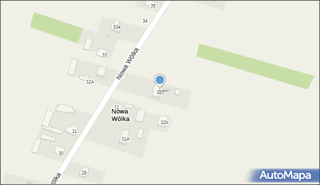 Nowa Wólka, Nowa Wólka, 32C, mapa Nowa Wólka