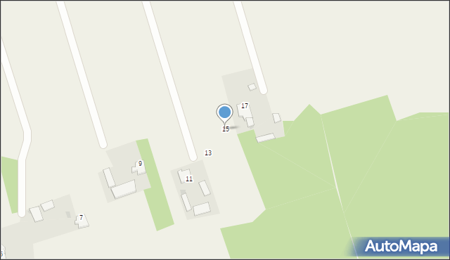 Nowa Wrona, Nowa Wrona, 15, mapa Nowa Wrona