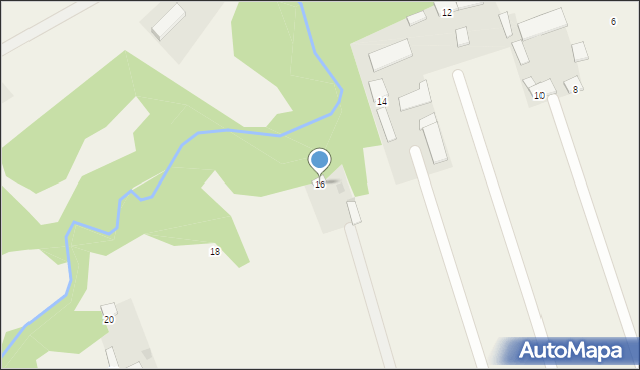 Nowa Wrona, Nowa Wrona, 16, mapa Nowa Wrona
