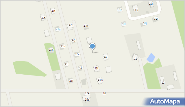 Nowa Wrona, Nowa Wrona, 43k, mapa Nowa Wrona