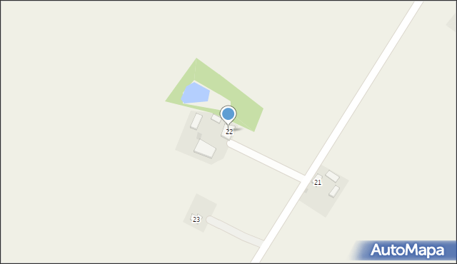 Nowa Zawada, Nowa Zawada, 22, mapa Nowa Zawada