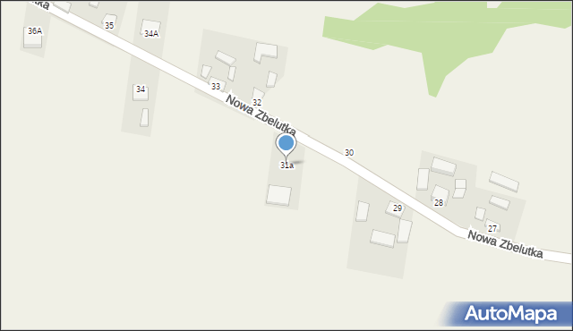 Nowa Zbelutka, Nowa Zbelutka, 31a, mapa Nowa Zbelutka