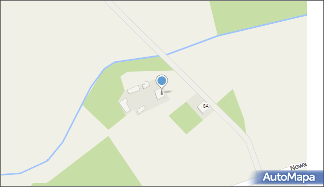 Nowa Zblicha, Nowa Zblicha, 8, mapa Nowa Zblicha