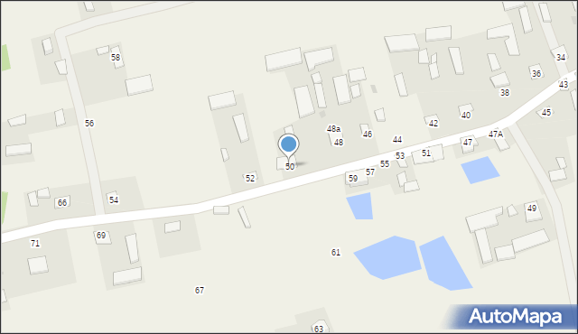 Nowaki, Nowaki, 50, mapa Nowaki