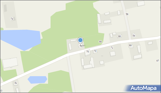 Nowaki, Nowaki, 70, mapa Nowaki