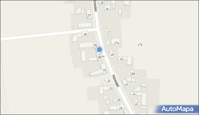 Nowaki, Nowaki, 34, mapa Nowaki