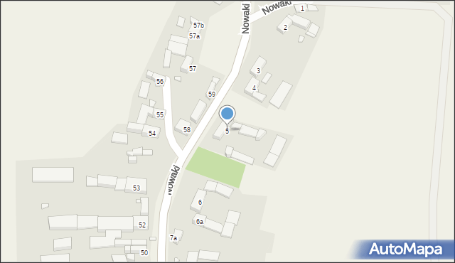 Nowaki, Nowaki, 5, mapa Nowaki