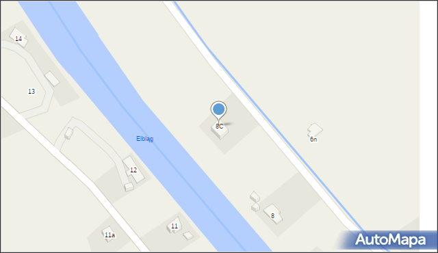Nowakowo, Nowakowo, 8C, mapa Nowakowo