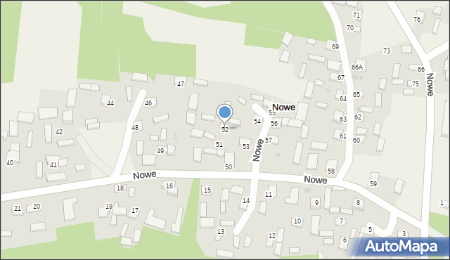 Nowe, Nowe, 52, mapa Nowe