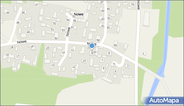 Nowe, Nowe, 9, mapa Nowe