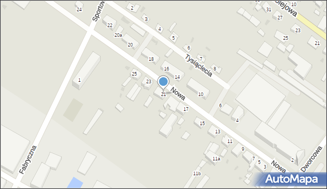 Nowe, Nowa, 21, mapa Nowe
