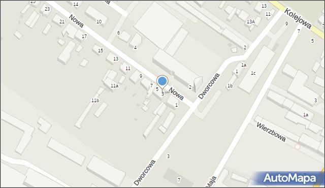Nowe, Nowa, 3, mapa Nowe