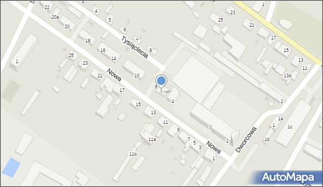 Nowe, Nowa, 6A, mapa Nowe
